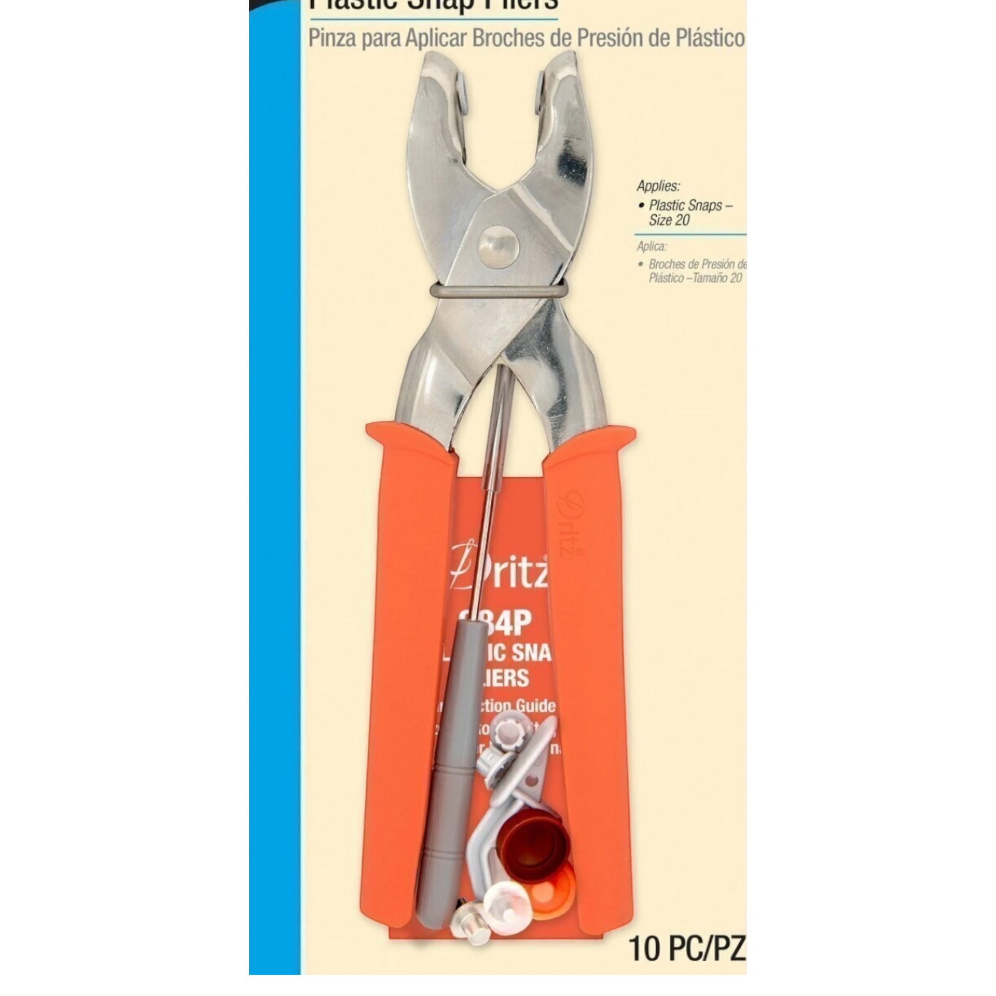 Plastic Snap Pliers by Dritz for bag making and sewing projects