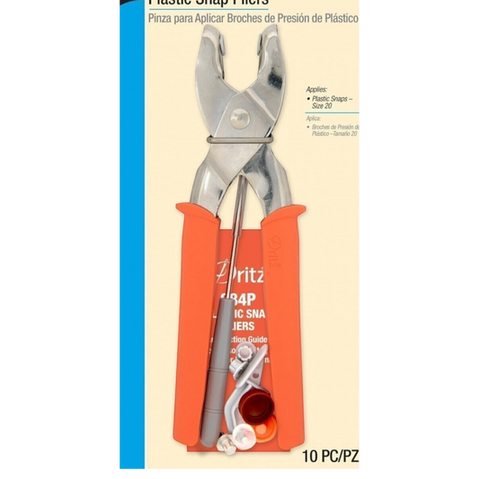 Plastic Snap Pliers by Dritz for bag making and sewing projects
