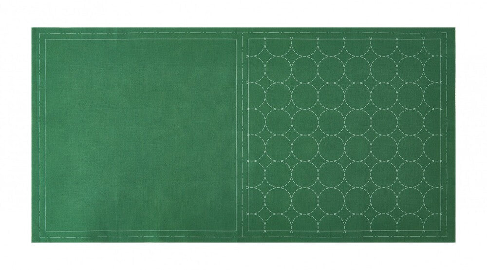 COSMO Sashiko Cotton & Linen Precut Fabric - Circle