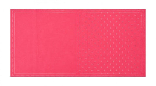 COSMO Sashiko Cotton and Linen Kasuri - Rose