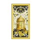 Buzzworthy Panel with Metallics - Black and Gold for patchwork, quilting and sewing