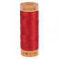 Aurifil Mako 80wt Cotton Thread Solid Burgundy for patchwork, quilting and sewing