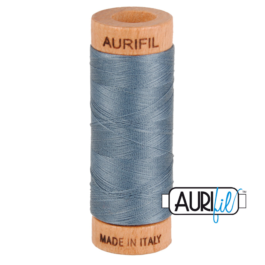 Aurifil Cotton Mako 80wt 280m 1246 Dark Grey