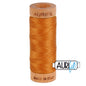 Aurifil Mako 80wt Cotton Thread Solid Cinnamon for patchwork, quilting and sewing