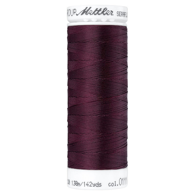 Seraflex Elastic Thread - 0111 Beet Red for garments, sewing and bag making projects