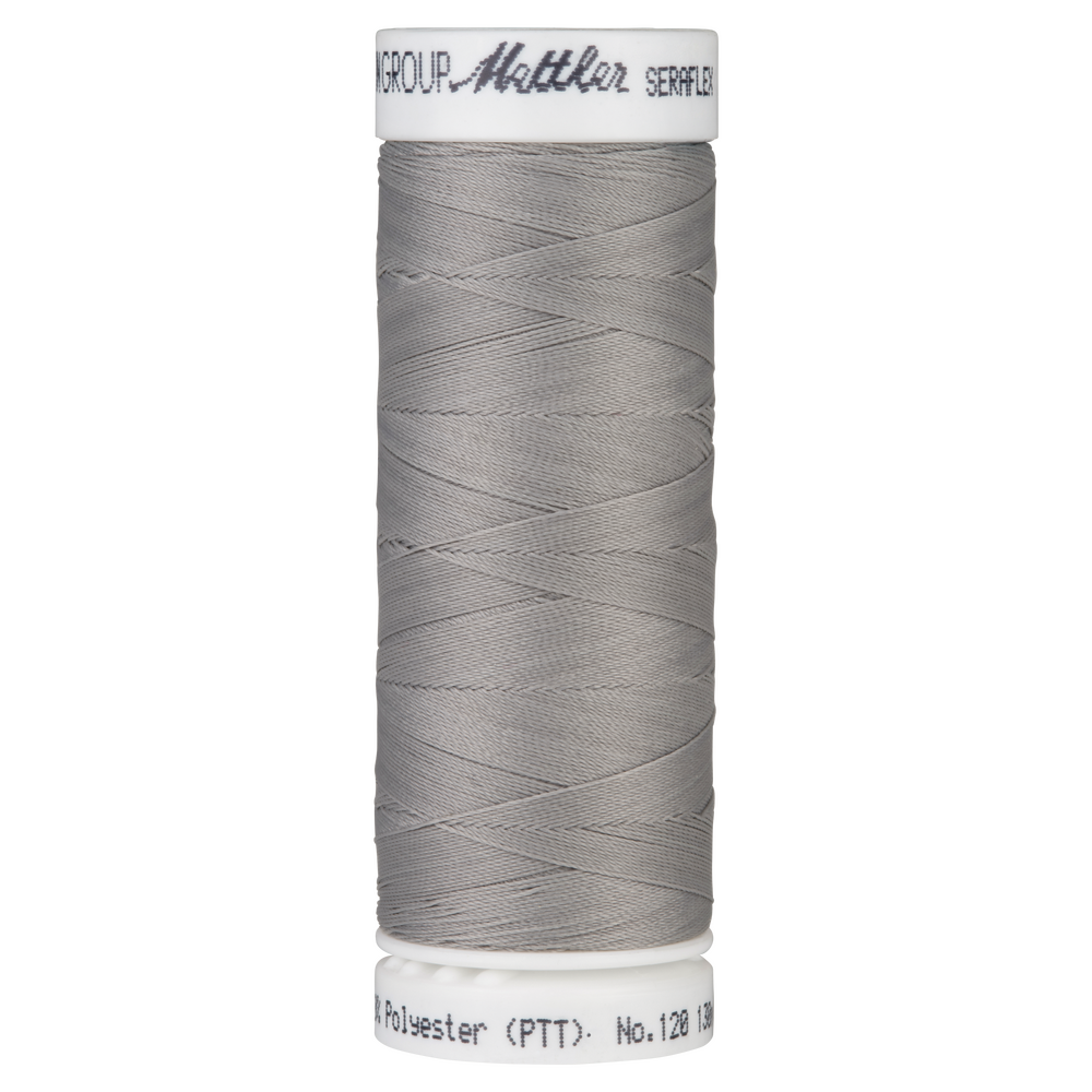 Seraflex Elastic Thread - 0340 Silver Coin for garments, sewing and bag making projects