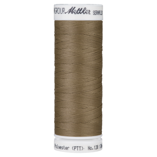 Seraflex Elastic Thread - 0387 Brown Mushroom for garments, sewing and bag making projects