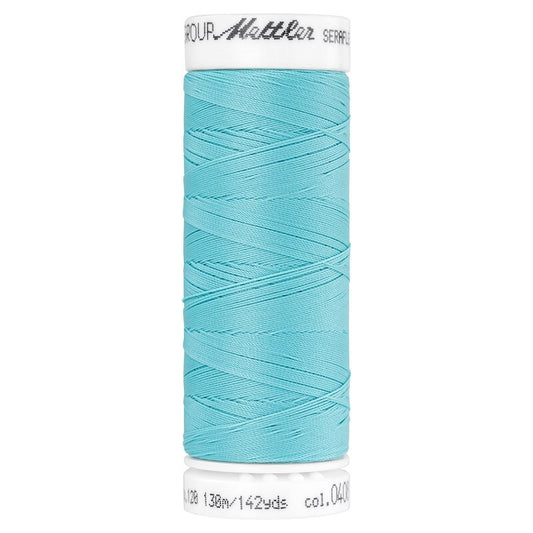 Seraflex Elastic Thread - 0408 Aqua for garments, sewing and bag making projects
