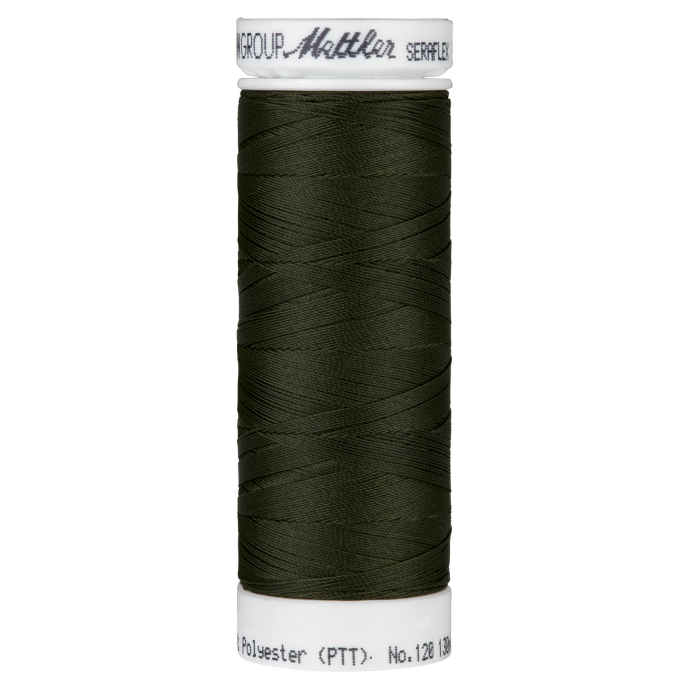 Seraflex Elastic Thread - 0554 Holly for garments, sewing and bag making projects