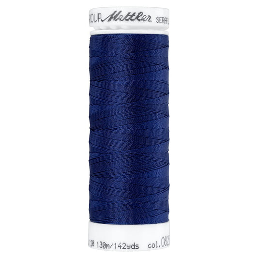 Seraflex Elastic Thread - 0825 Navy for garments, sewing and bag making projects