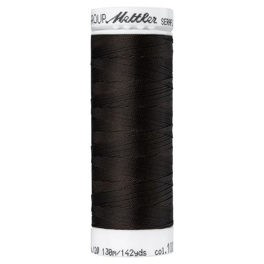 Seraflex Elastic Thread - 1002 Very Dark Brown for garments, sewing and bag making projects