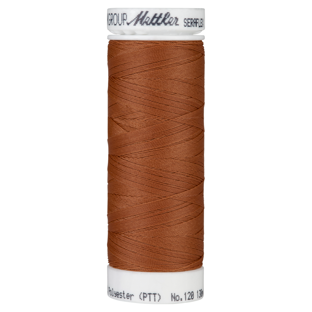 Seraflex Elastic Thread - 1054 Brick Red for garments, sewing and bag making projects