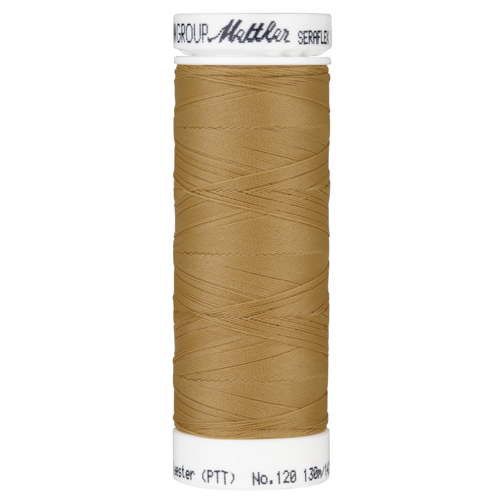 Seraflex Elastic Thread - 1121 Toffee for garments, sewing and bag making projects