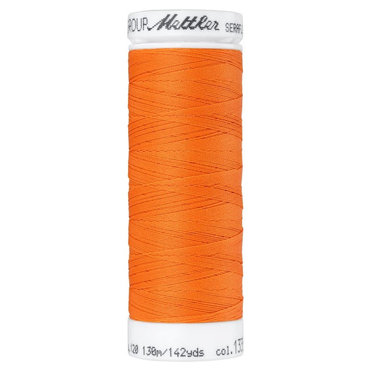 Seraflex Elastic Thread - 1335 Tangerine for garments, sewing and bag making projects