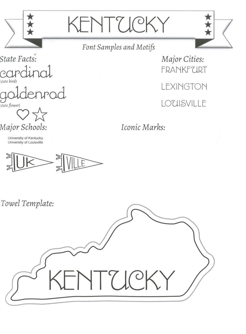 Land That I Love Book: Customise and Embroider Projects for your State , quilting and craft projects