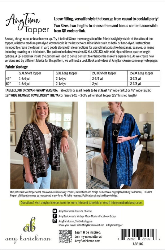 Anytime Topper Pattern , quilting and craft projects