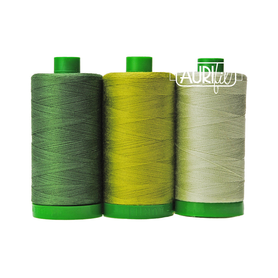 Aurifil 40wt 3-Spool Set Sea Turtle