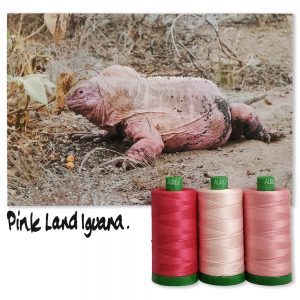 Aurifil 3pc Set Pink Iguana 40wt , piecing and stitching