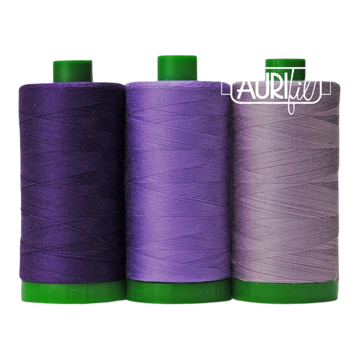 Aurifil 40wt 3-Spool Set Cross River Gorilla