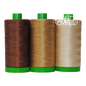 Aurifil 40wt 3-Spool Set Pangolin Brown