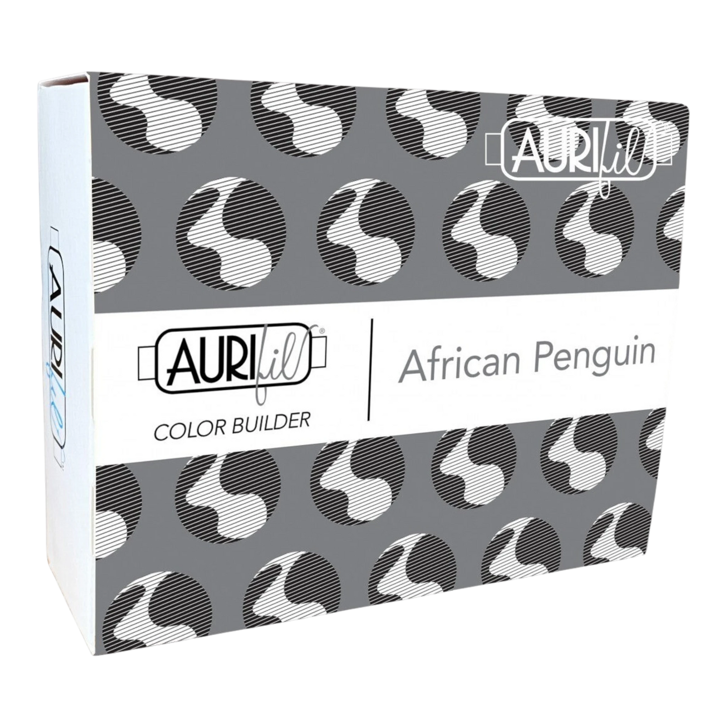 Aurifil 3 Pc Set African Penguin Black and White 40wt , sewing and fabric marking