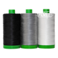 Aurifil 40wt 3-Spool Set African Penguin Black and White