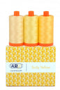 Aurifil 50wt 3-Spool Set Sicily Yellow