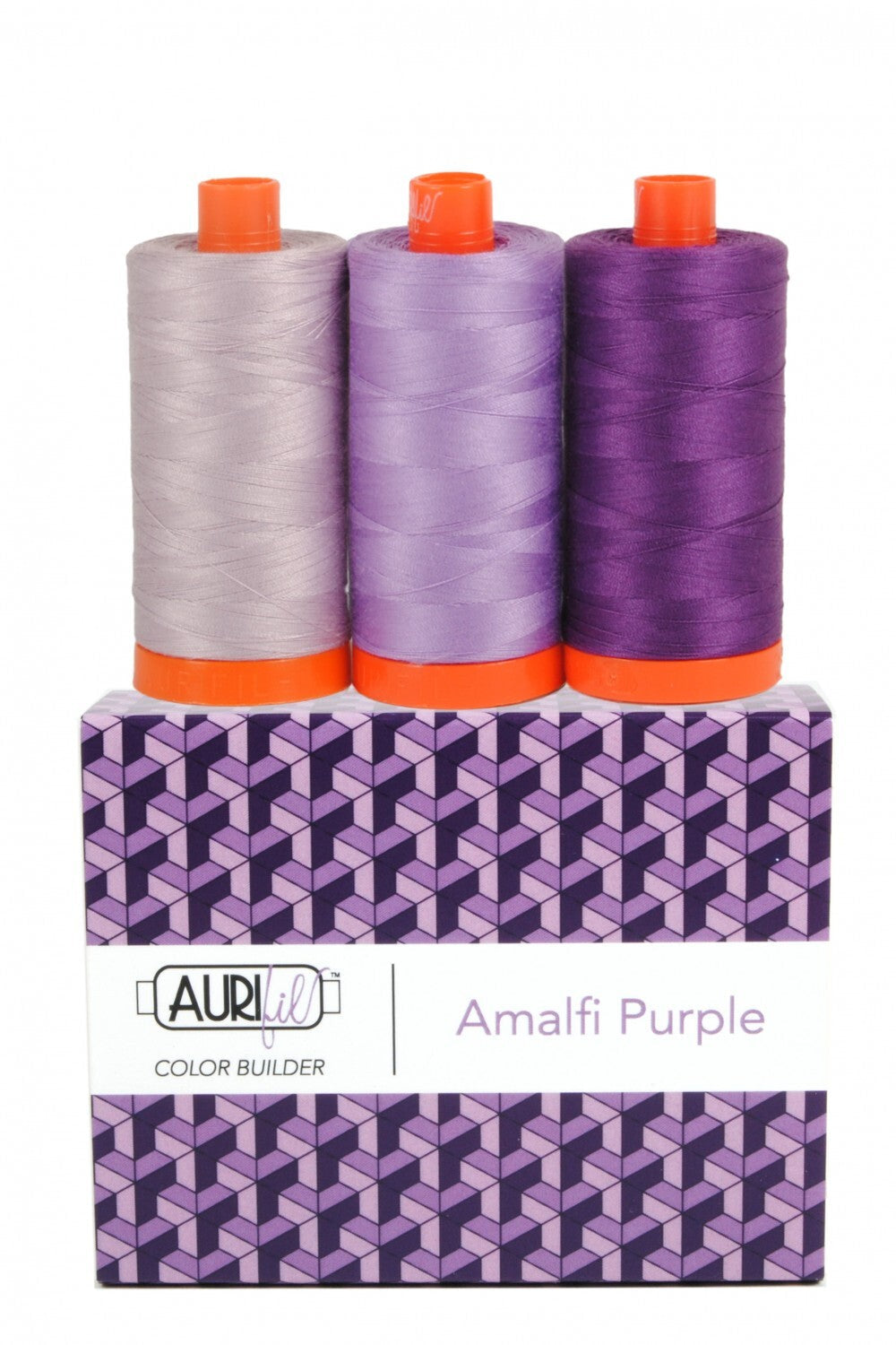 Aurifil 50wt 3-Spool Set Amalfi Purple