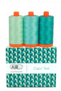 Aurifil 50wt 3-Spool Set Capri Teal