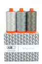 Aurifil 50wt 3-Spool Set Milan Grey