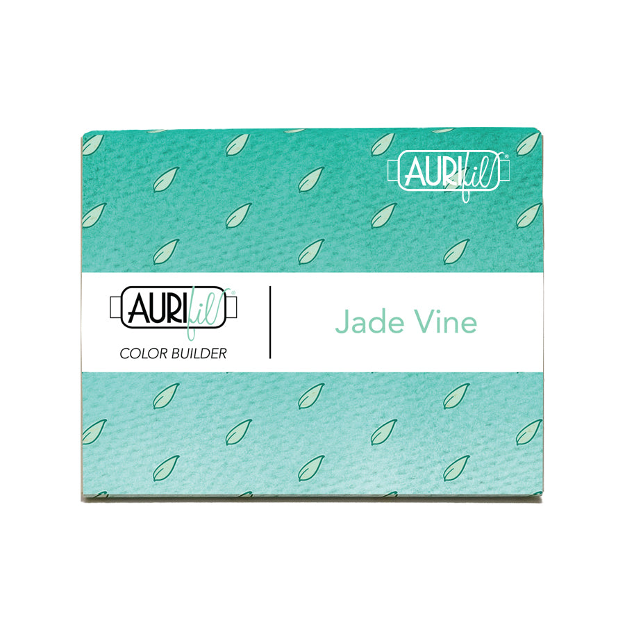 Aurifil 3pc Set Jade Vine 50wt , piecing and stitching