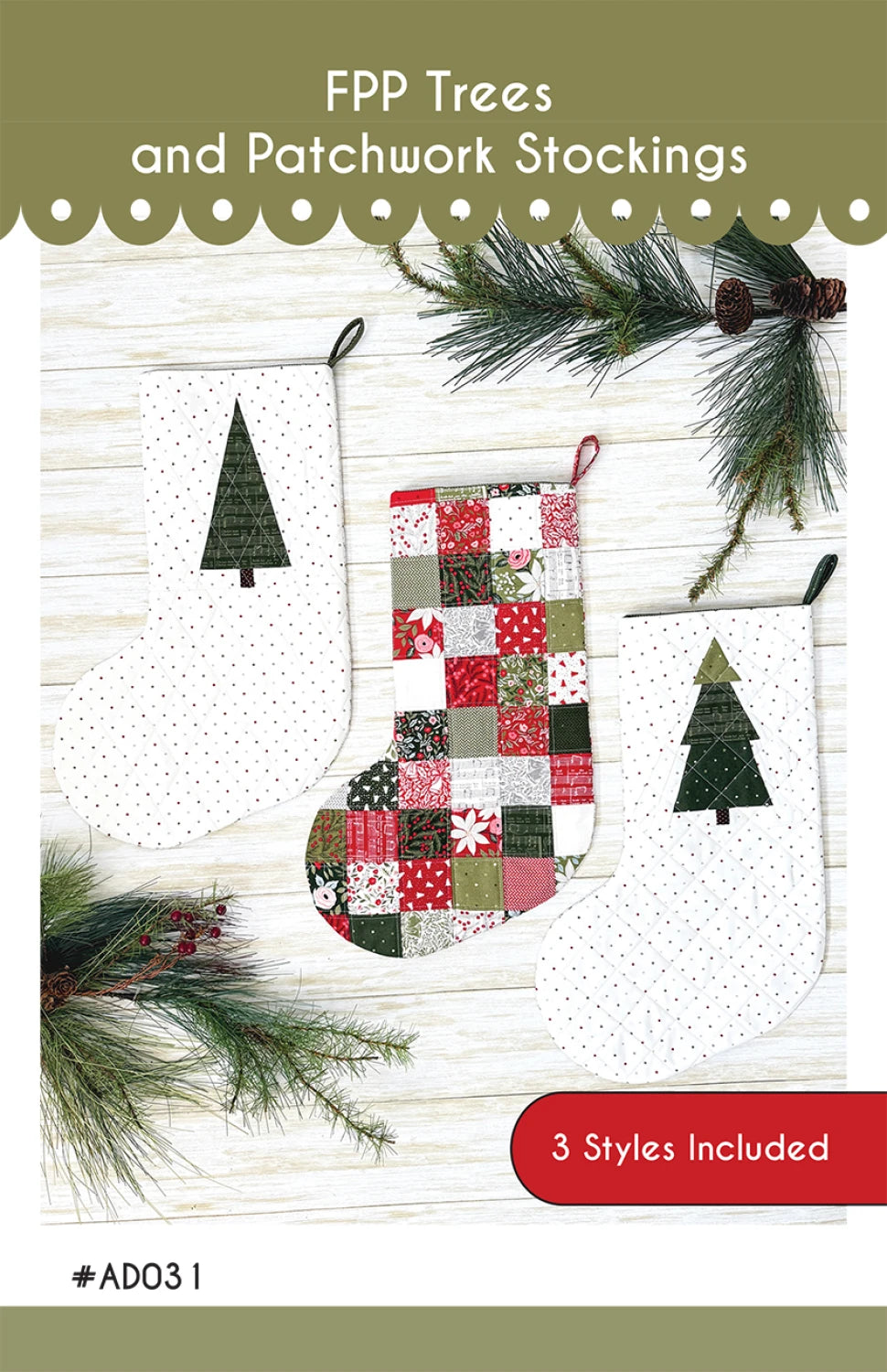 Tree and Patchwork Stockings Pattern