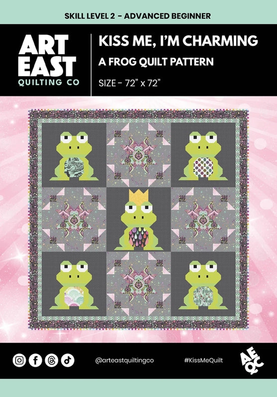 Kiss Me, I'm Charming! Quilt Pattern