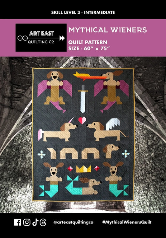 Mythical Wieners Quilt Pattern , quilting and craft projects