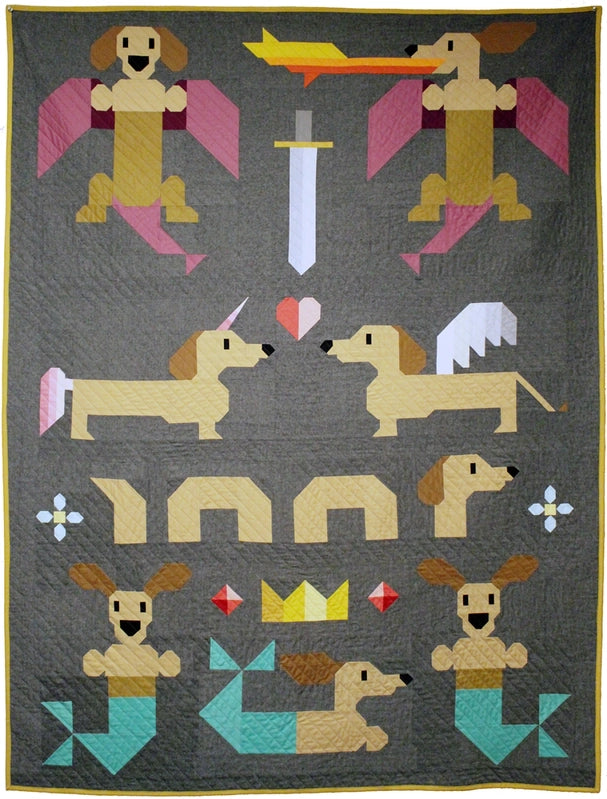 Mythical Wieners Quilt Pattern , quilting and craft projects