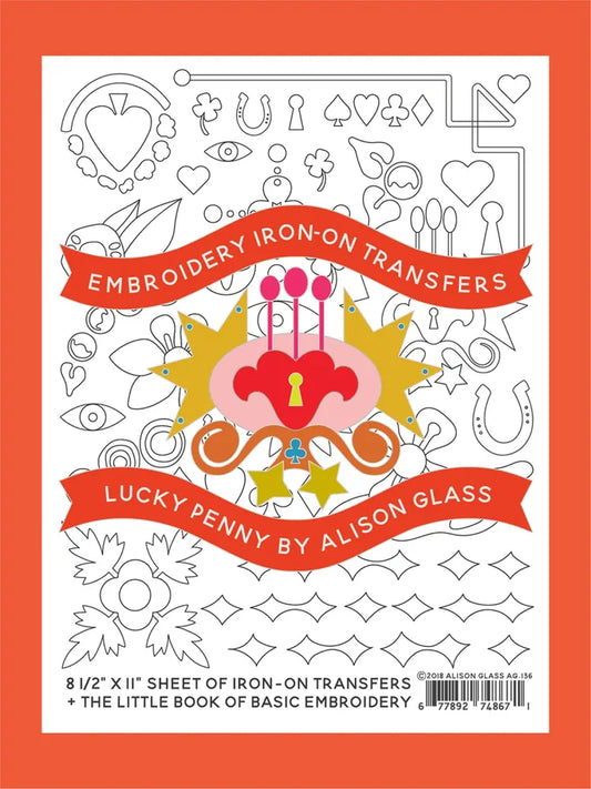 Embroidery Iron-On Transfers Lucky Penny , sewing and fabric marking