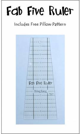 Fab Five Ruler for precise cutting, marking and patchwork