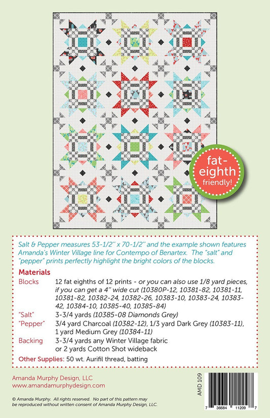 Salt & Pepper Quilt Pattern , quilting and craft projects