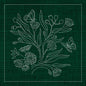 Sashiko Australia Native Flowers 3 - GREEN , piecing and stitching