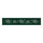 Sashiko Australia Native Flowers 5 Runner GREEN , piecing and stitching