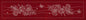 Sashiko Australia Native Flowers 6 Runner CHERRY RED , piecing and stitching