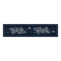 Sashiko Australia Native Flowers 6 Runner INDIGO , piecing and stitching