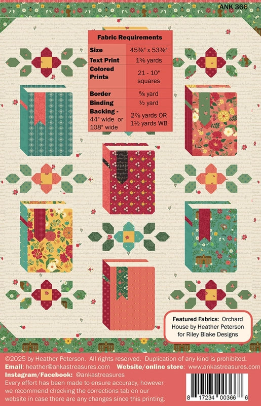 Novel Idea Quilt Pattern , quilting and craft projects