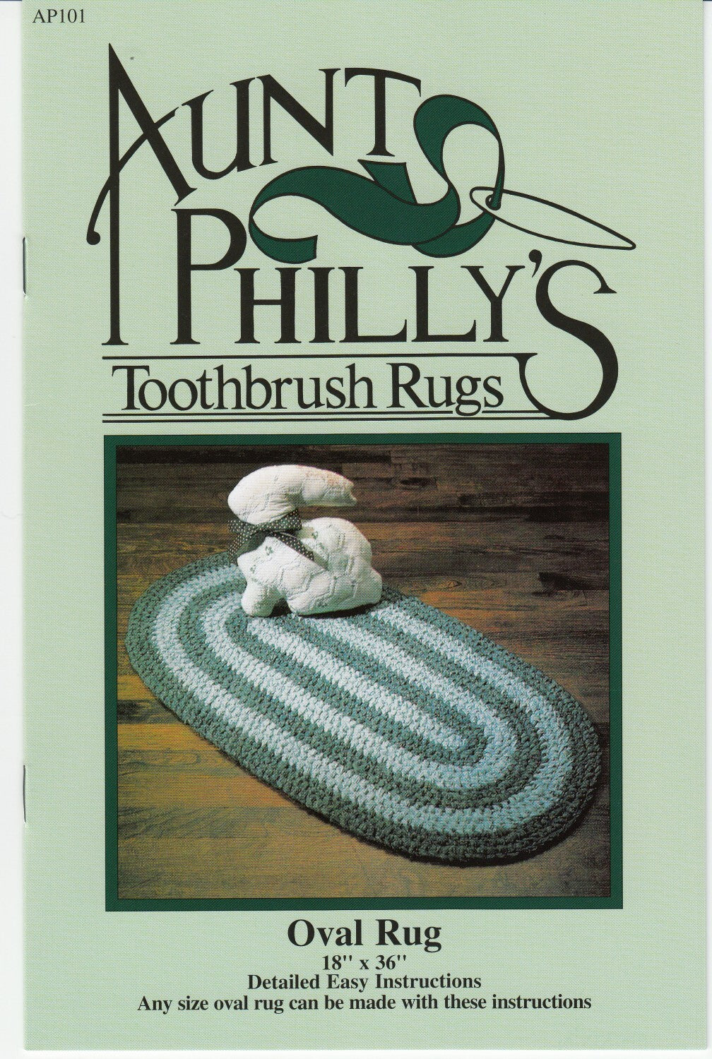 Aunt Philly's Oval Toothbrush Rug Pattern , quilting and craft projects