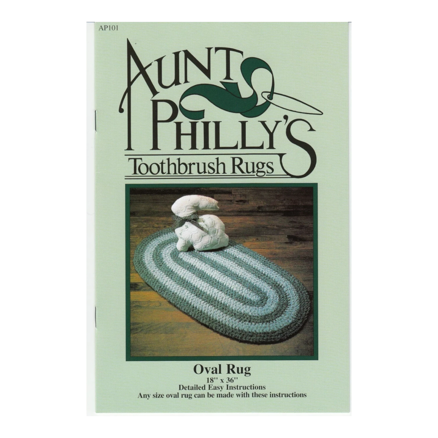 Aunt Philly's Oval Toothbrush Rug Pattern