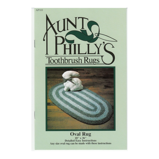 Aunt Philly's Oval Toothbrush Rug Pattern