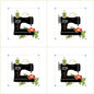 Sewing Machines 76 mm Fabric Panel for patchwork, quilting and sewing