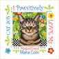 Maine Coon Cat 152 mm Fabric Art Panel by Jody Houghton for patchwork, quilting and sewing