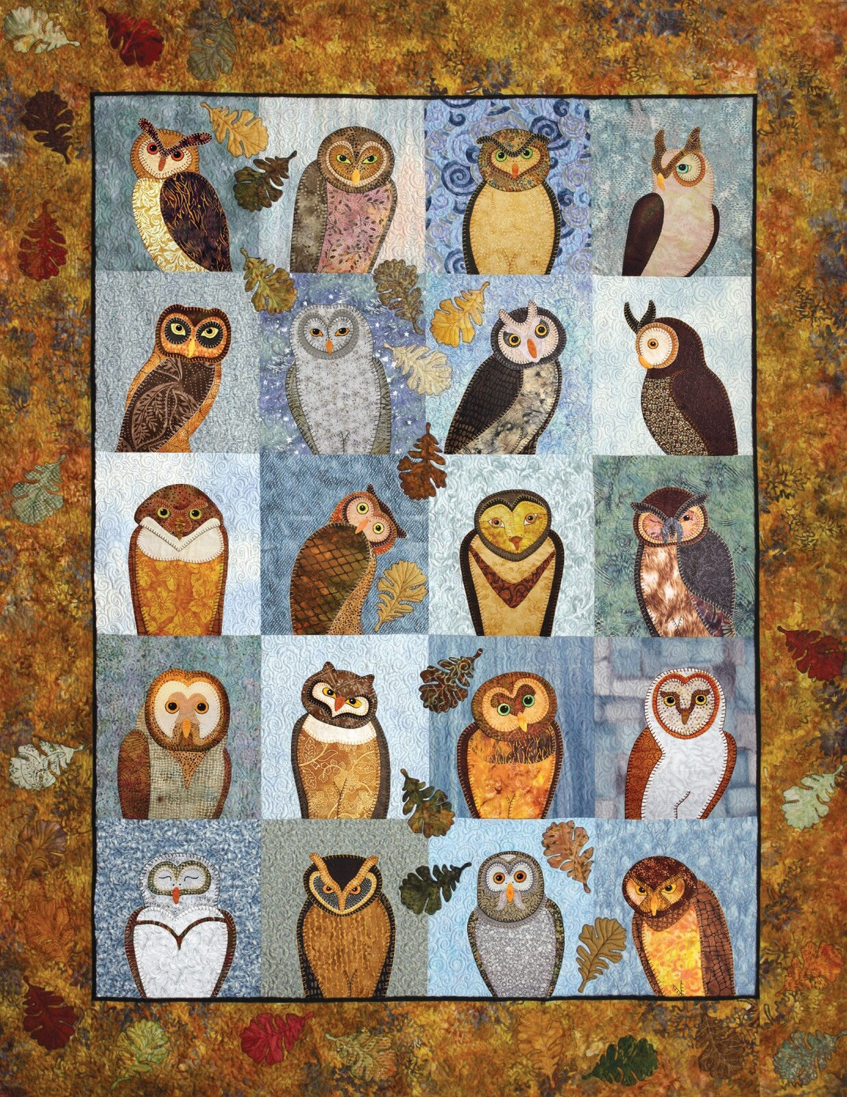 Applique Book - Outstanding Owls , quilting and craft projects