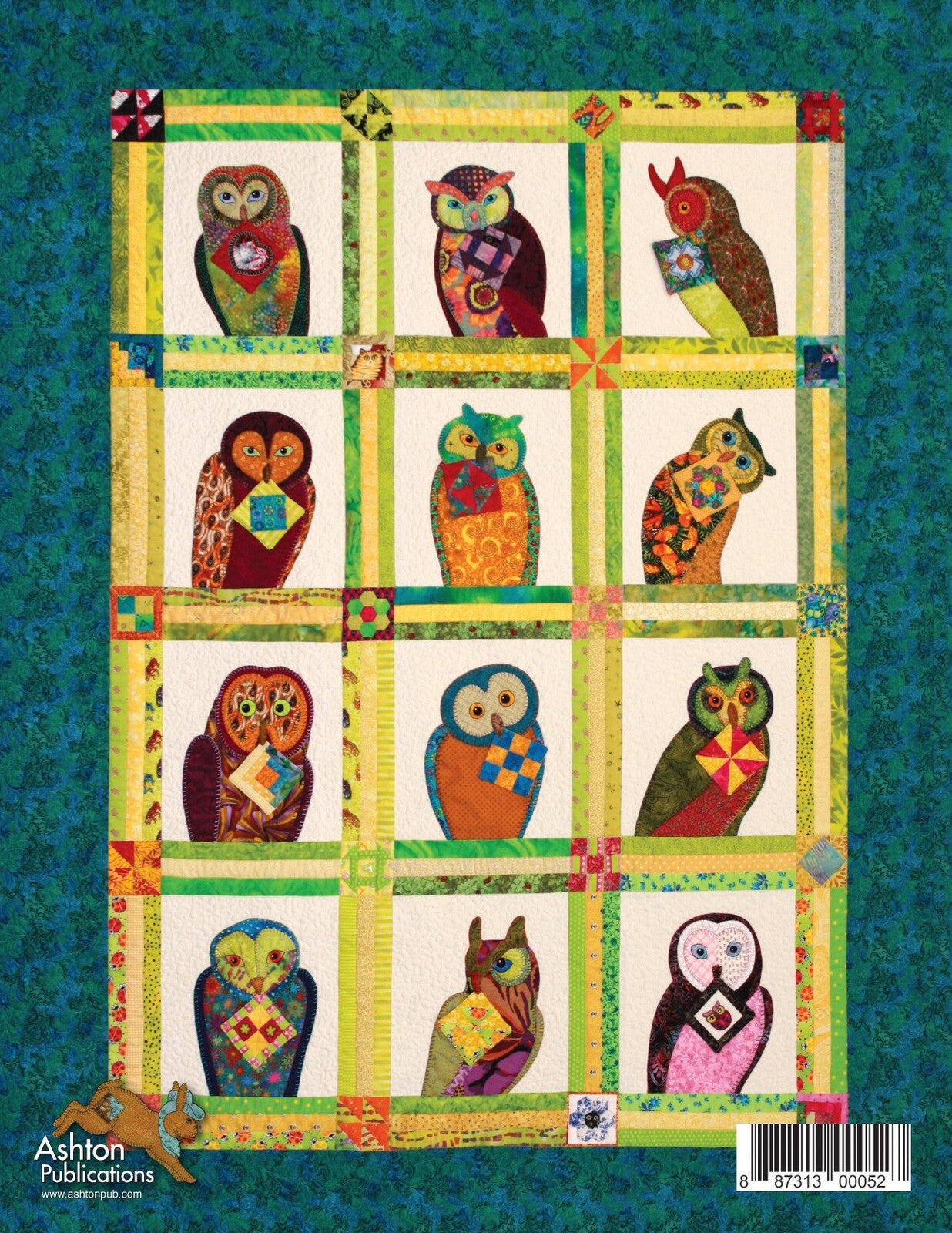 Applique Book - Outstanding Owls , quilting and craft projects